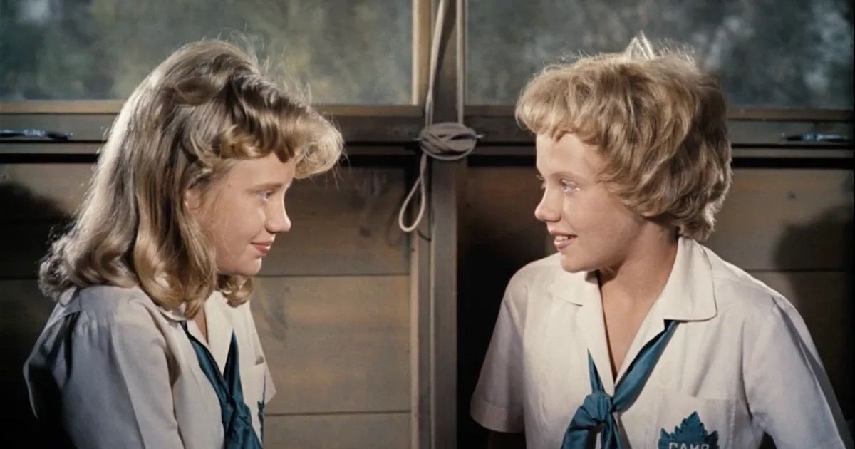 Hayley Mills plays twins in The Parent Trap