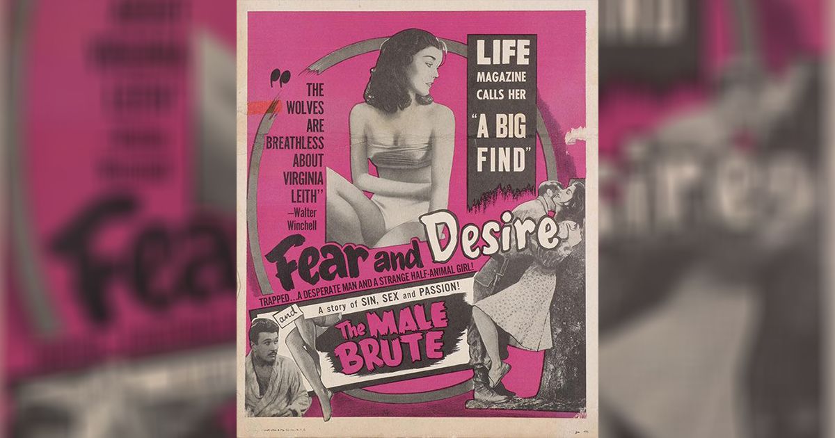 Original poster for Stanley Kubrick's first feature film Fear and Desire