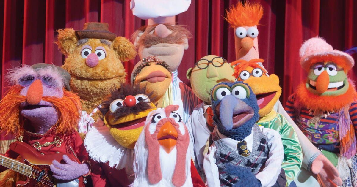 Some of the usual cast of the Muppet Show
