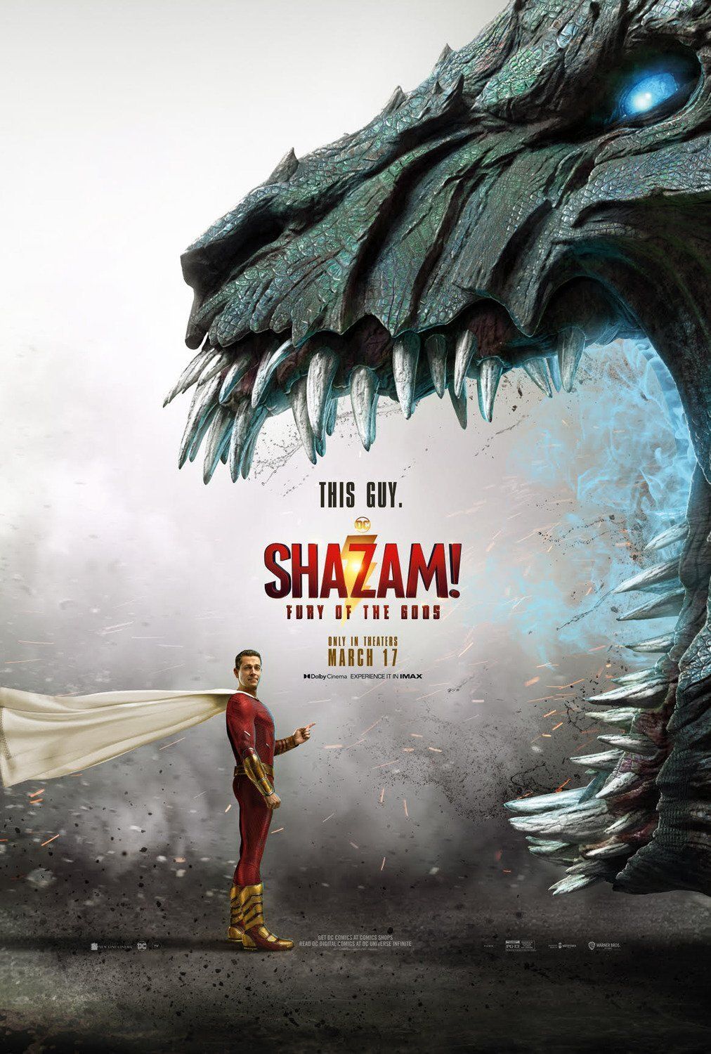 Shazam! Fury of the Gods New Poster Confronts the Titular Hero with a