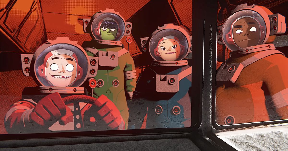 gorillaz strange timez music video astronauts space