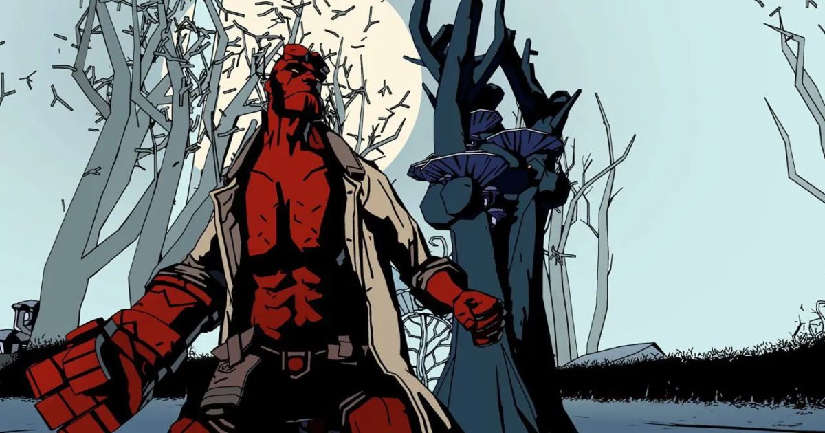 Hellboy ready for battle