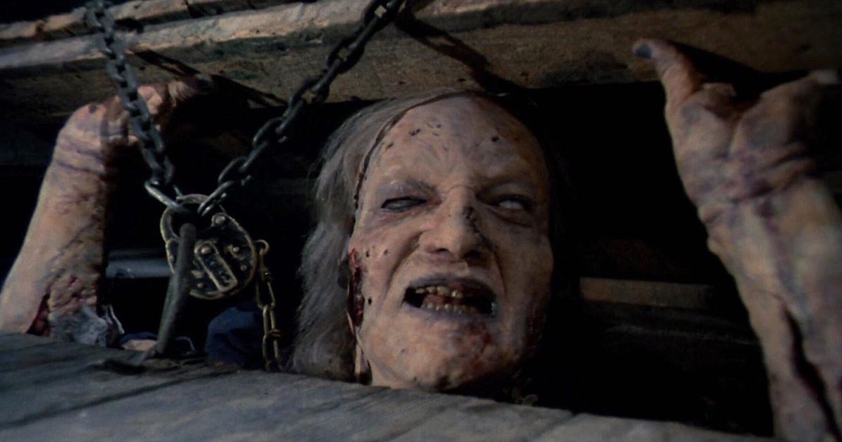 Henrietta (Ted Raimi) in Evil Dead II (1987)