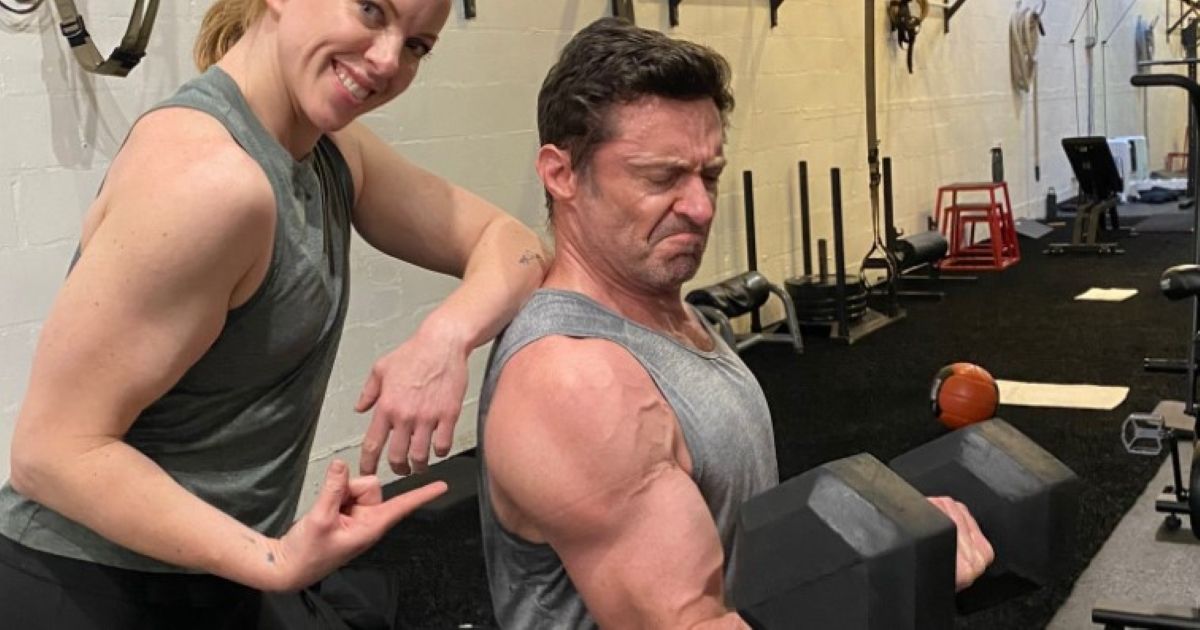 Hugh Jackman treinando para se tornar 