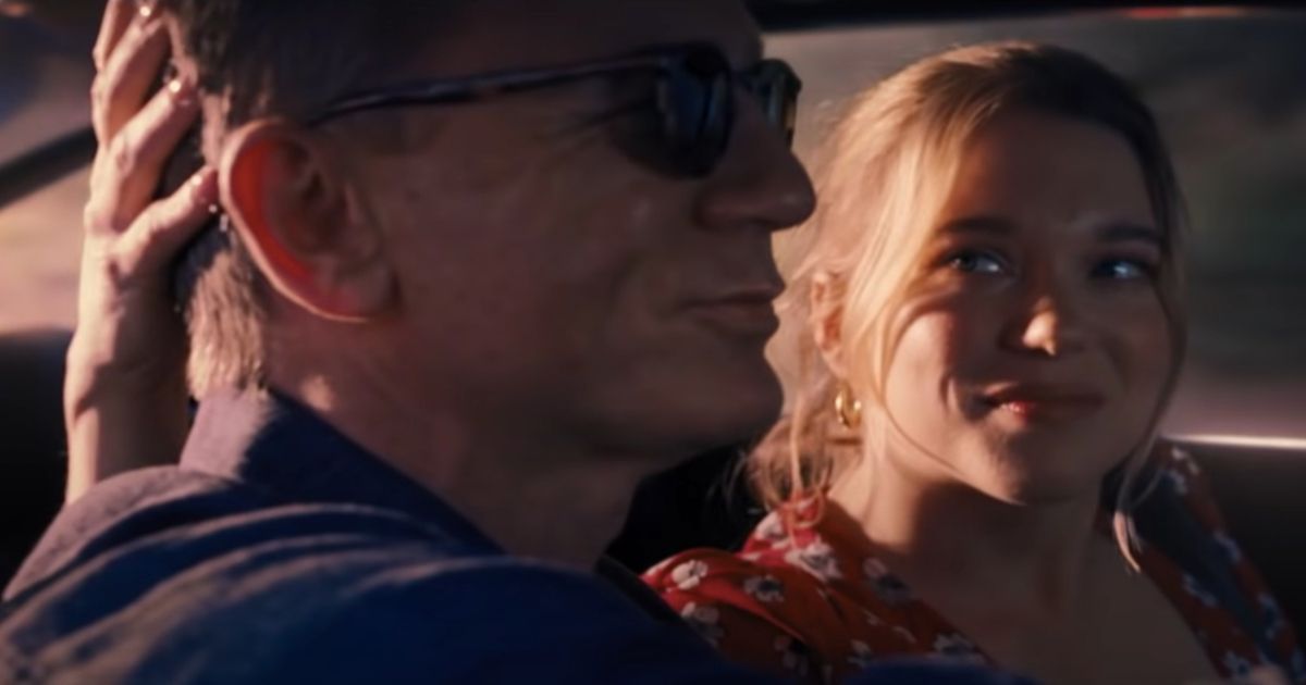 Daniel Craig and Léa Seydoux in No TIme To Die