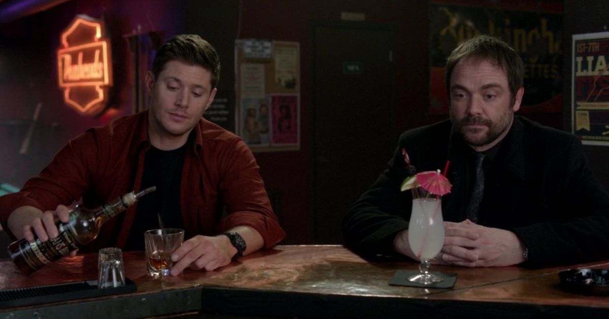 Dean and Crowley in Supernatural 