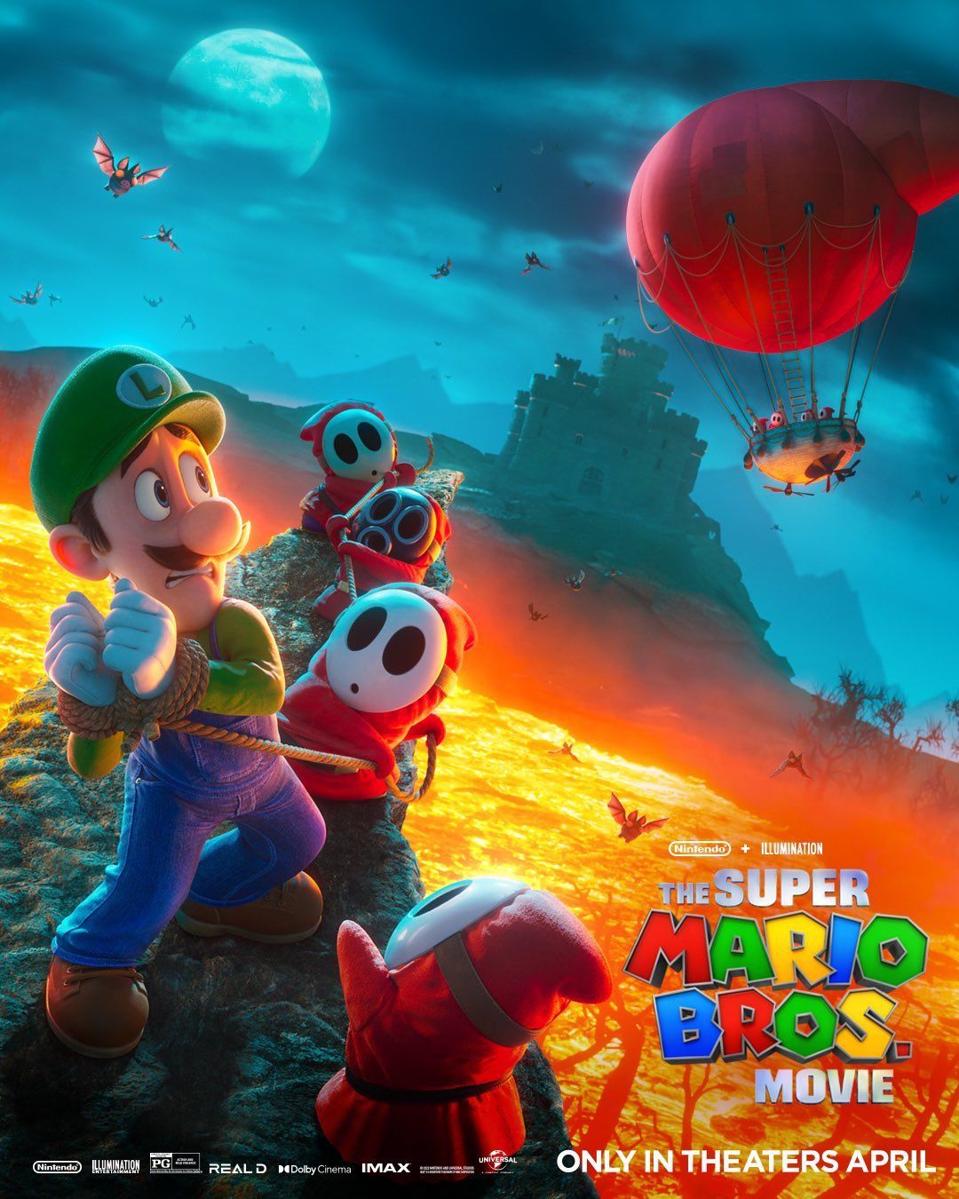 The Super Mario Bros. Movie Poster Puts Luigi in Peril