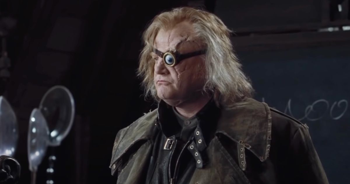 Mad-Eye Moody with an eye patch