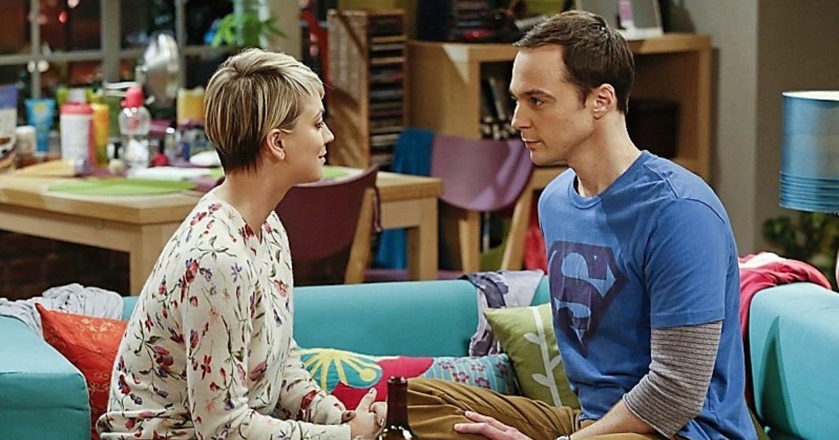 Penny and Sheldon in The Big Bang Theory 