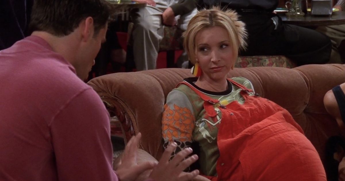 Pregnant Phoebe Buffay in Friends