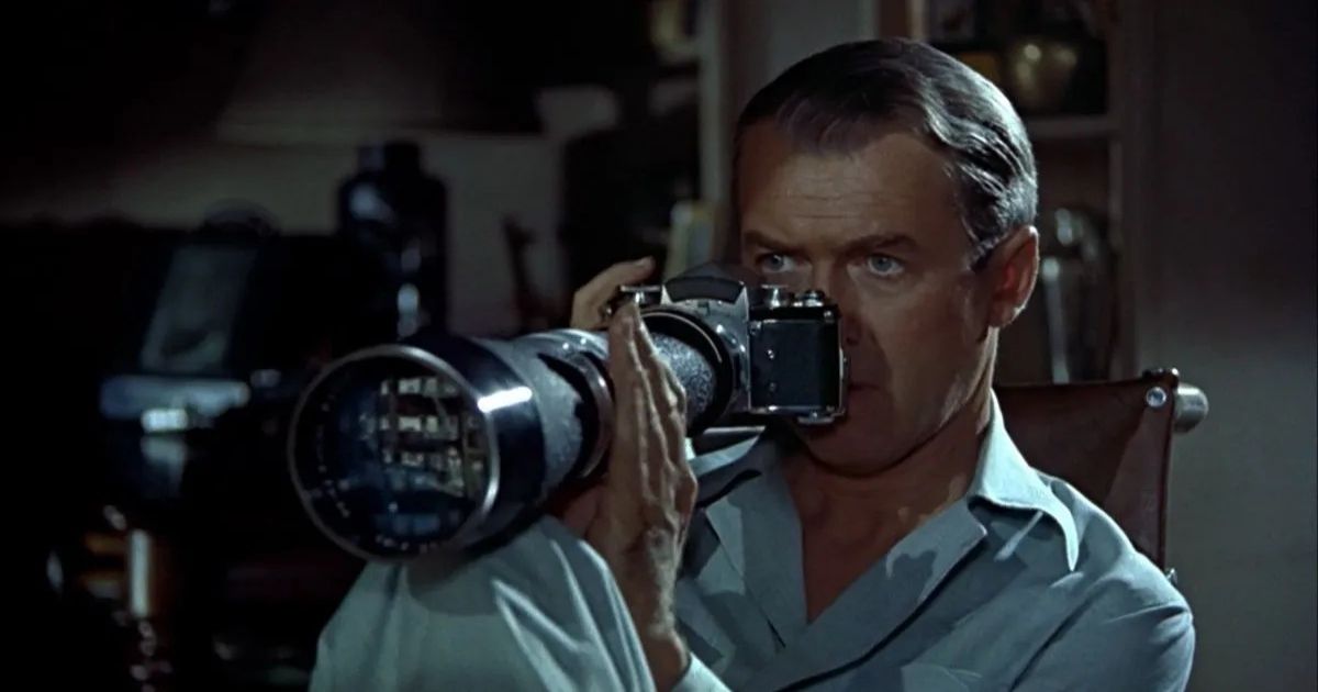 Jimmy Stewart in Rear Window (1954)