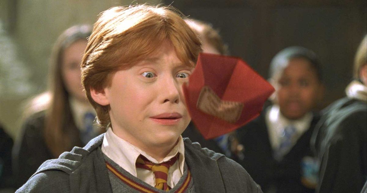 Ron Weasley and the Howler in Harry Potter