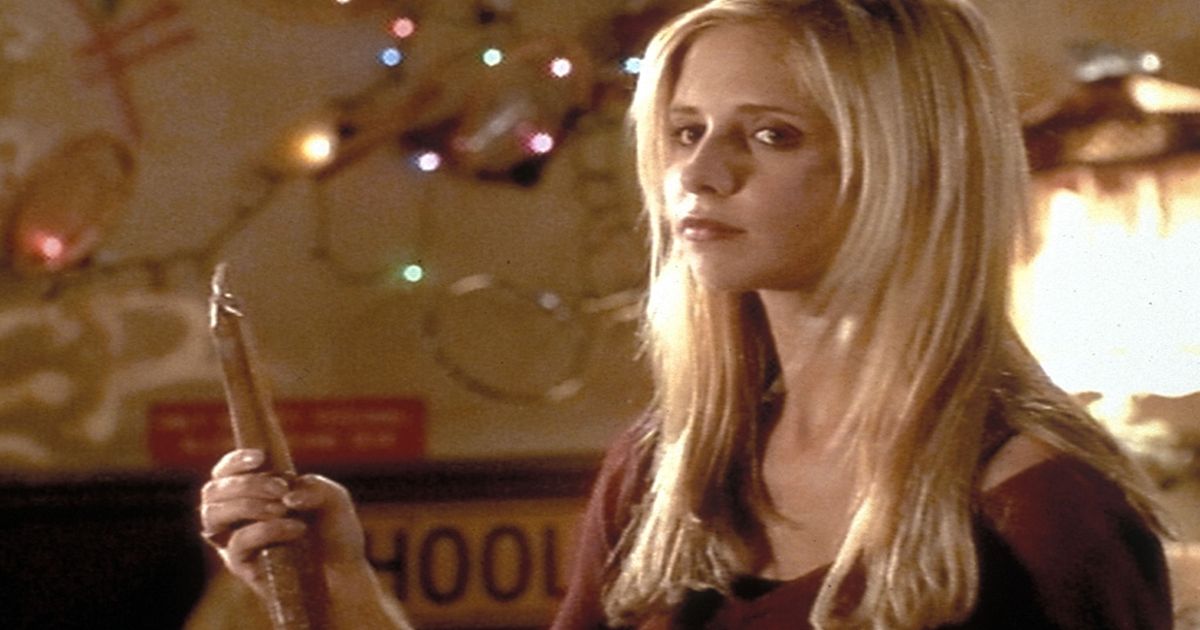 Sarah Michelle Gellar as Buffy in Buffy, the Vampire Slayer