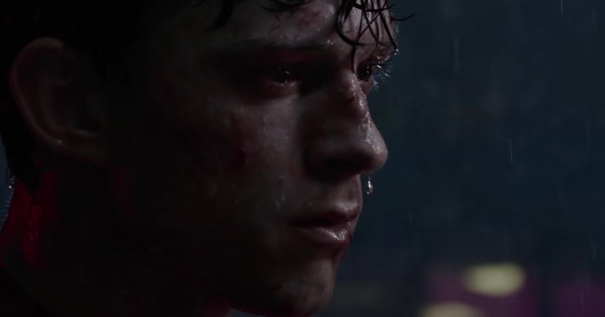Peter (Tom Holland) in pain