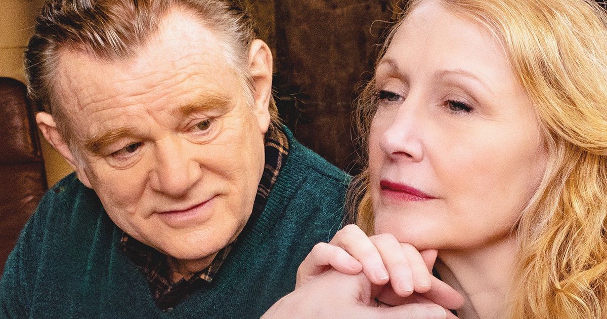 Brendan Gleeson as Scott and Patricia Clarkson as Ellen in State of the Union 