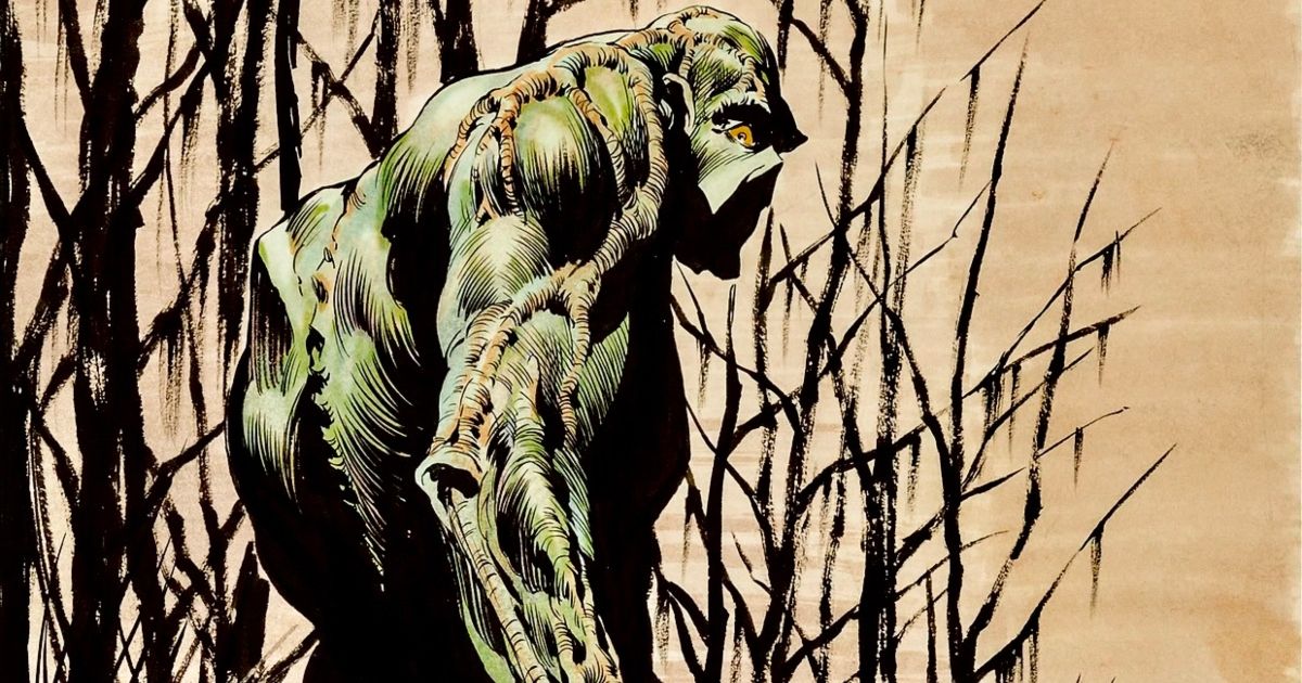 The Swamp Thing art by Bernie Wrightson tweeted out by James Mangold