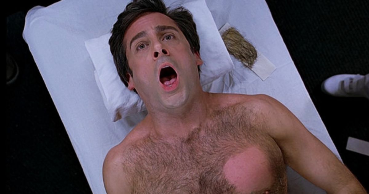 The Truth About Steve Carell's 40-Year-Old Virgin Waxing Scene