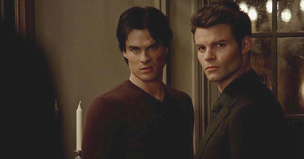 The Vampire Diaries Damon and Elijah