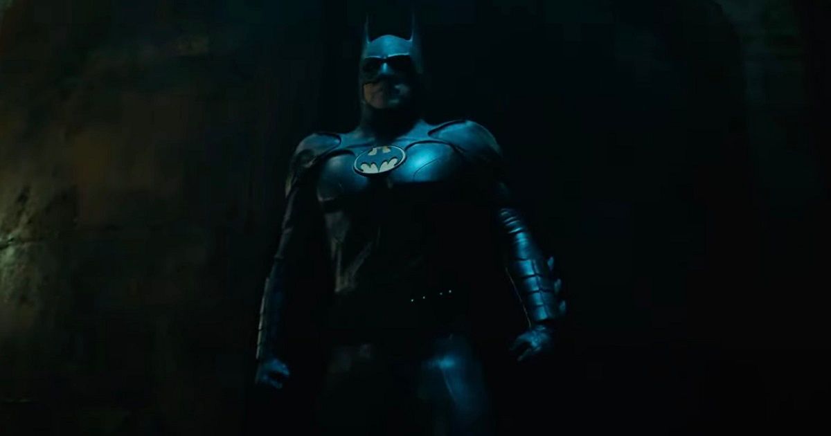 Michael Keaton as Batman in the Flash