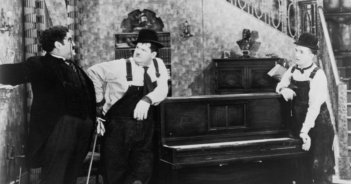 The Music Box film with Laurel and Hardy