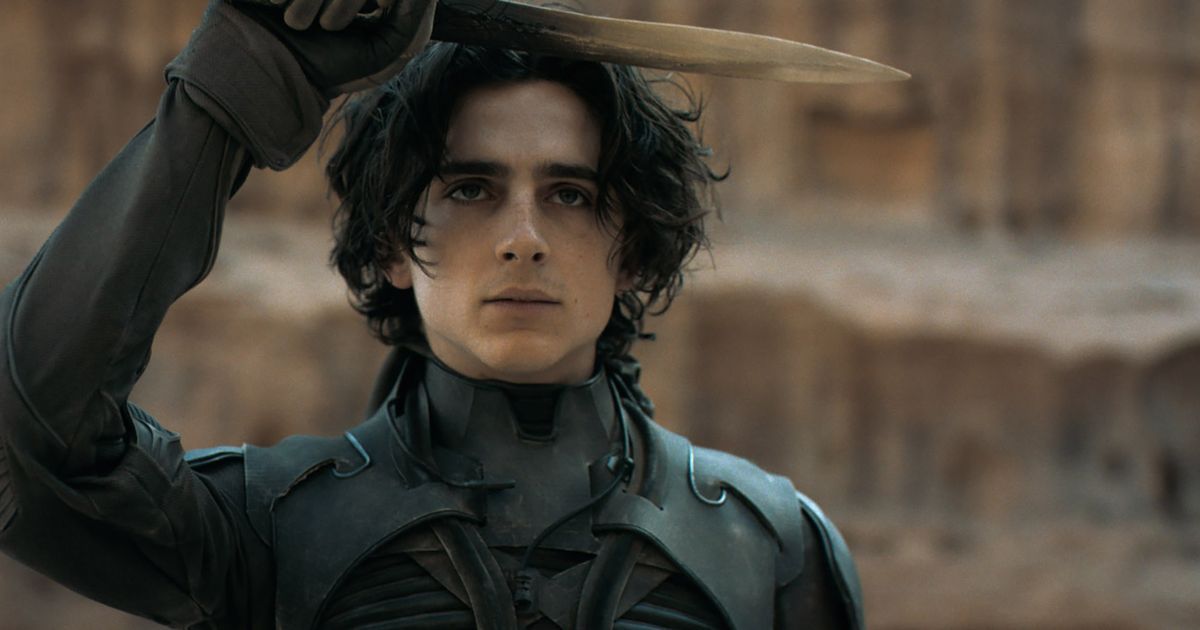 Timothee Chalamet as Paul Atreidies in Dune