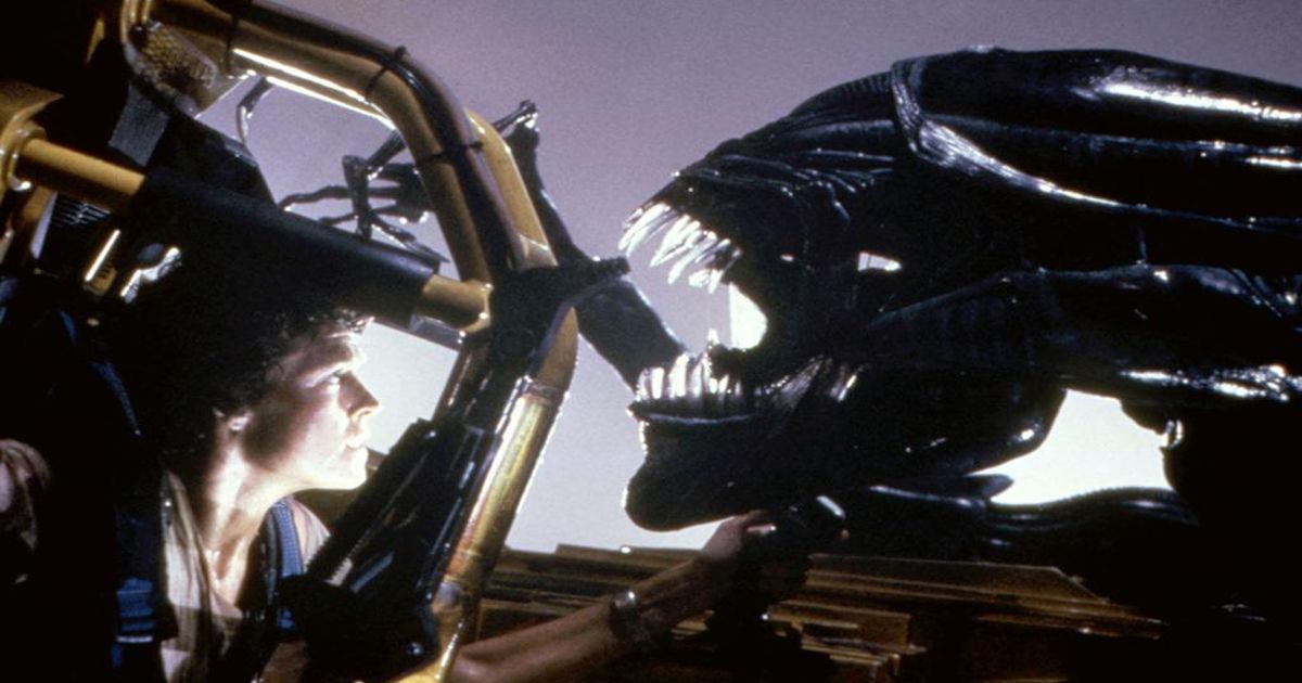 Sigourney Weaver as Ellen Ripley in Aliens