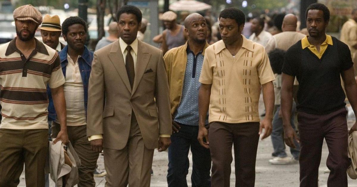 Frank Lucas walks the Harlem streets in American Gangster