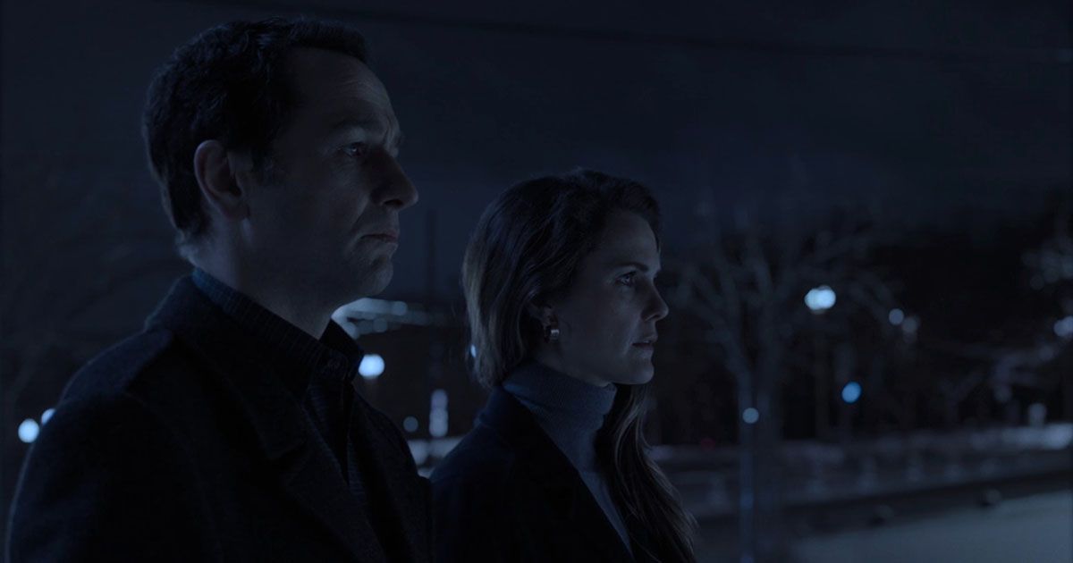 Keri Russell and Matthew Rhys in The Americans series finale, 