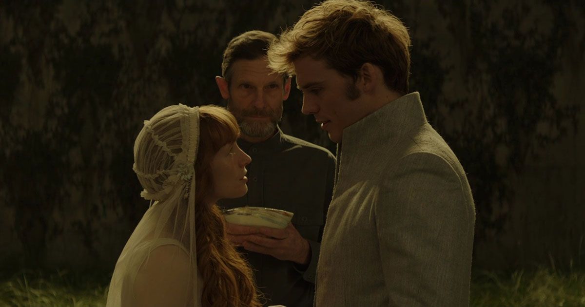 Finnick and Annie's wedding in Mockingjay Part 2