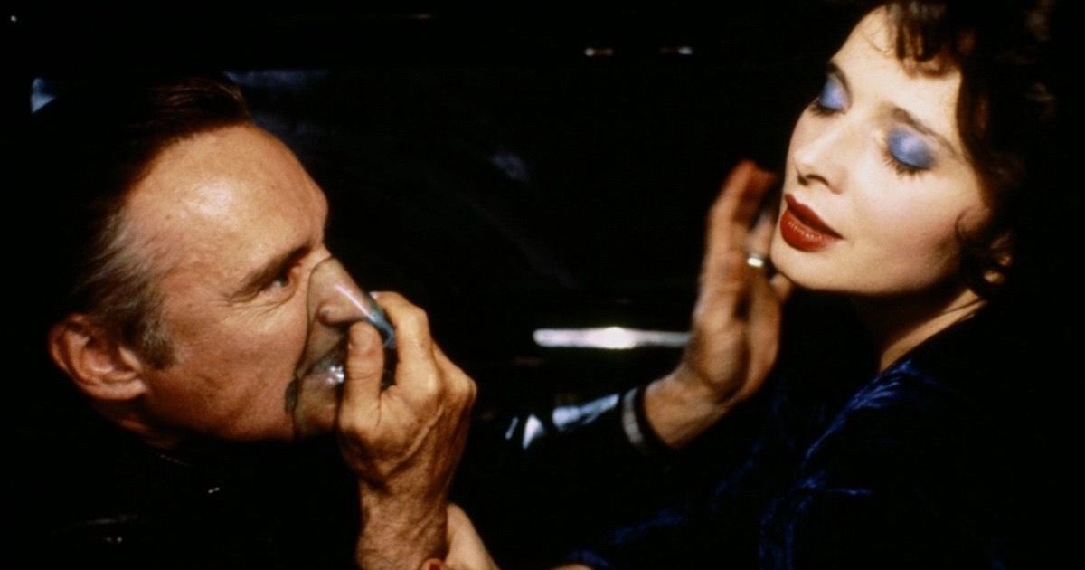 Dennis Hopper and Isabella Rossellini in Blue Velvet