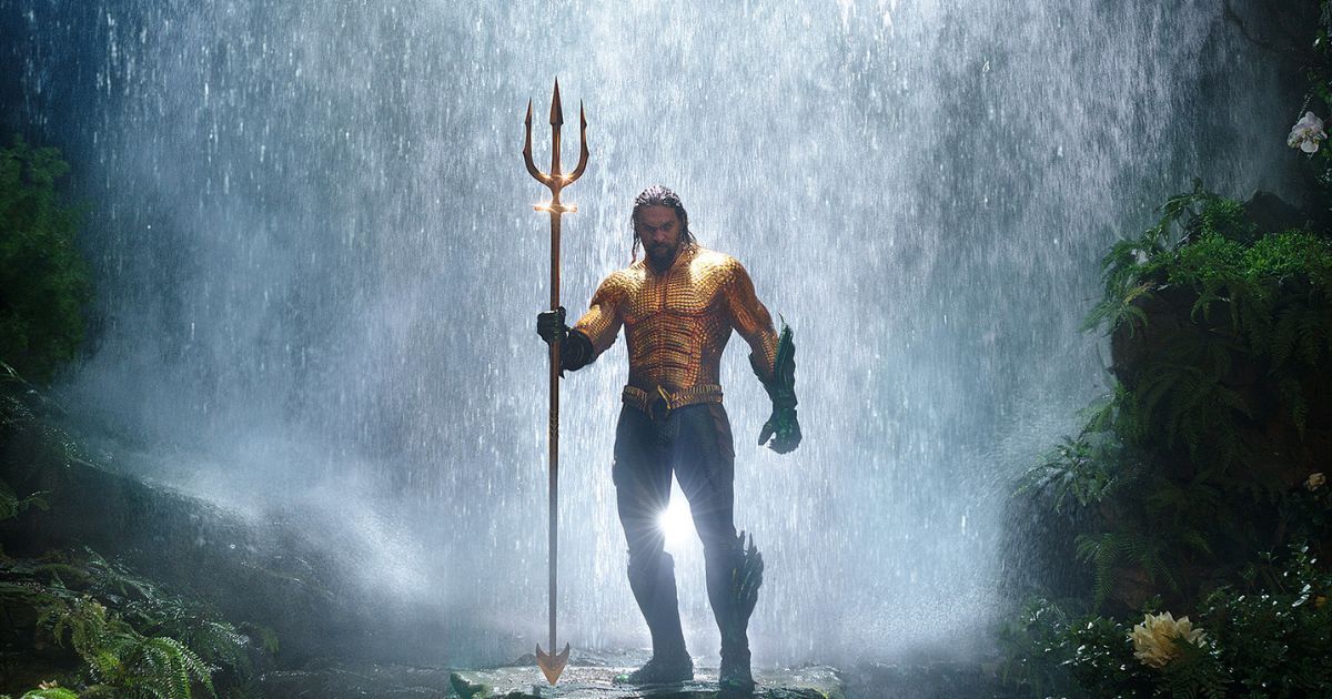 Jason Momoa as Arthur Curry in DC's Aquaman