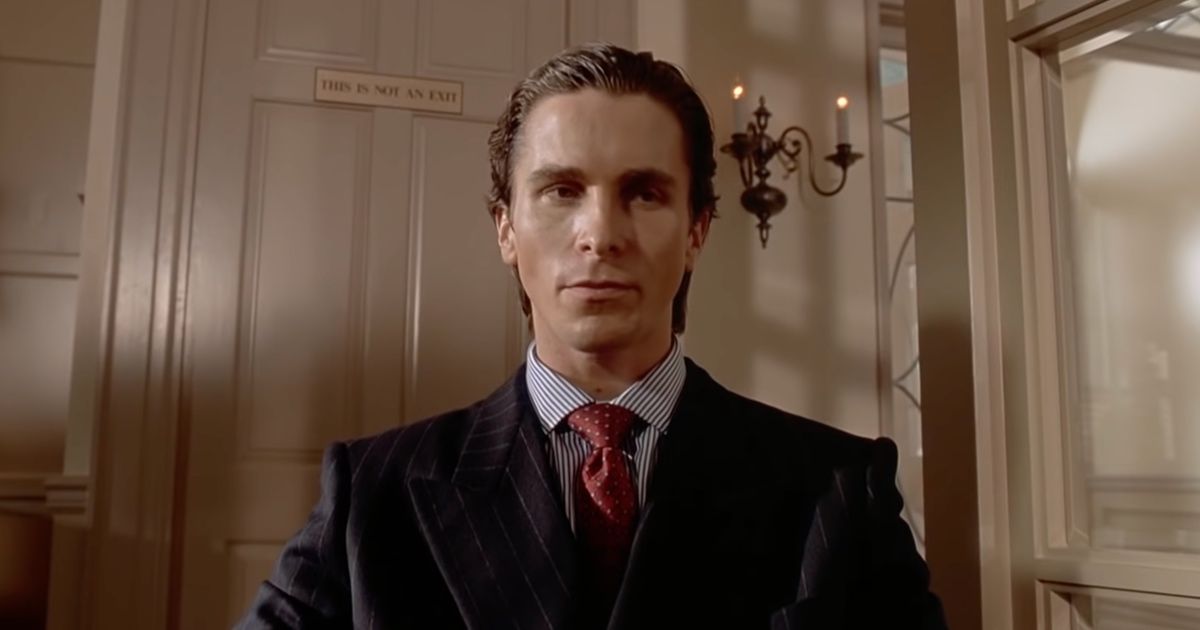 A scene from American Psycho