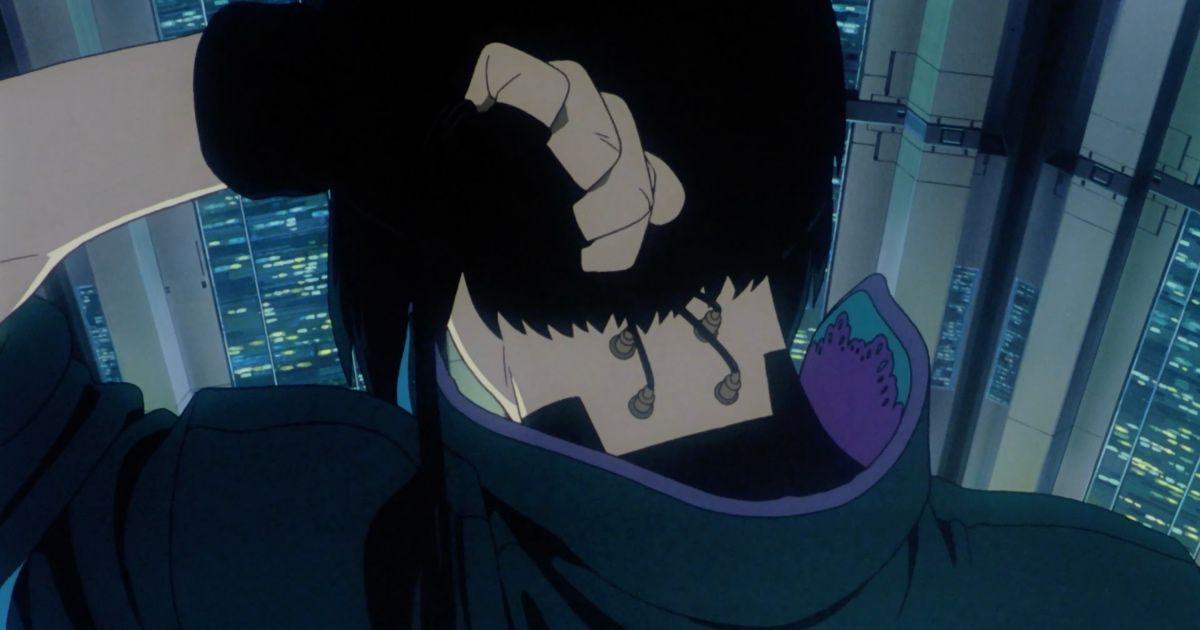 A scene from Ghost in the Shell