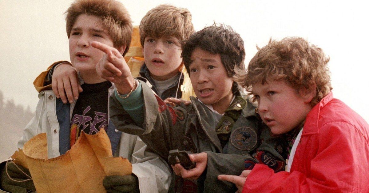 A scene from The Goonies 1985