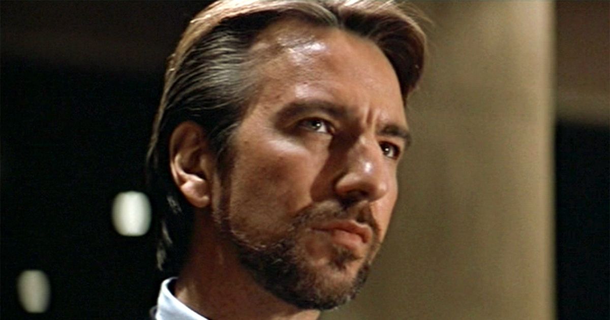 Alan Rickman as Hans Gruber in Die Hard