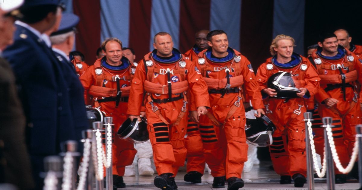 Bruce Willis and Ben Affleck in Armageddon