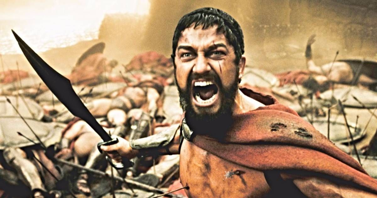 Gerard Butler as Leonidas in 300