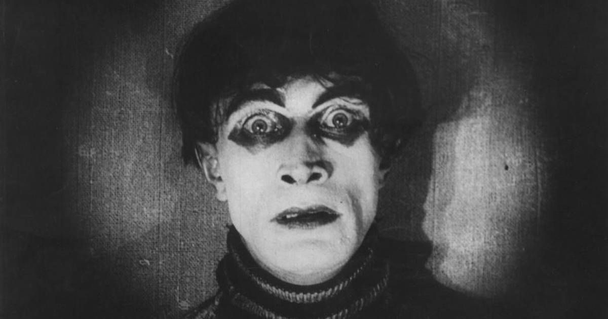 Cesare looks at the camera in The Cabinet of Dr. Caligari