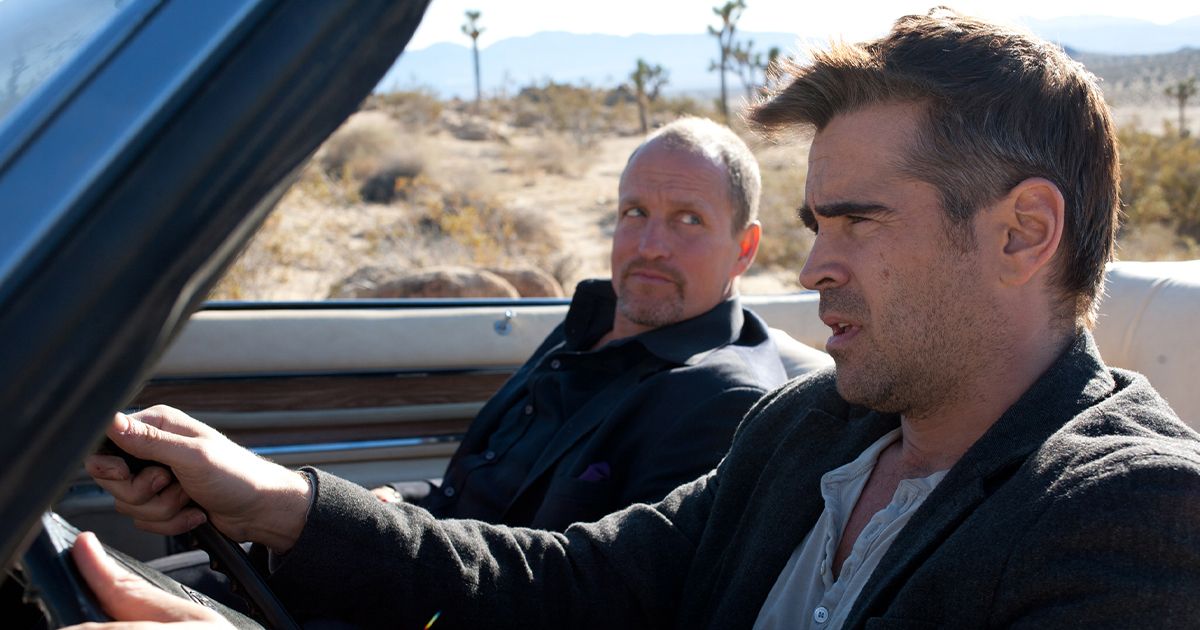 Colin Farrell and Woody Harrelson in Seven Psychopaths