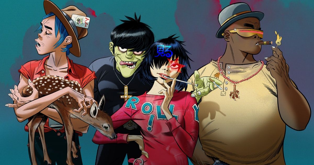 Art of the digital band Gorillaz