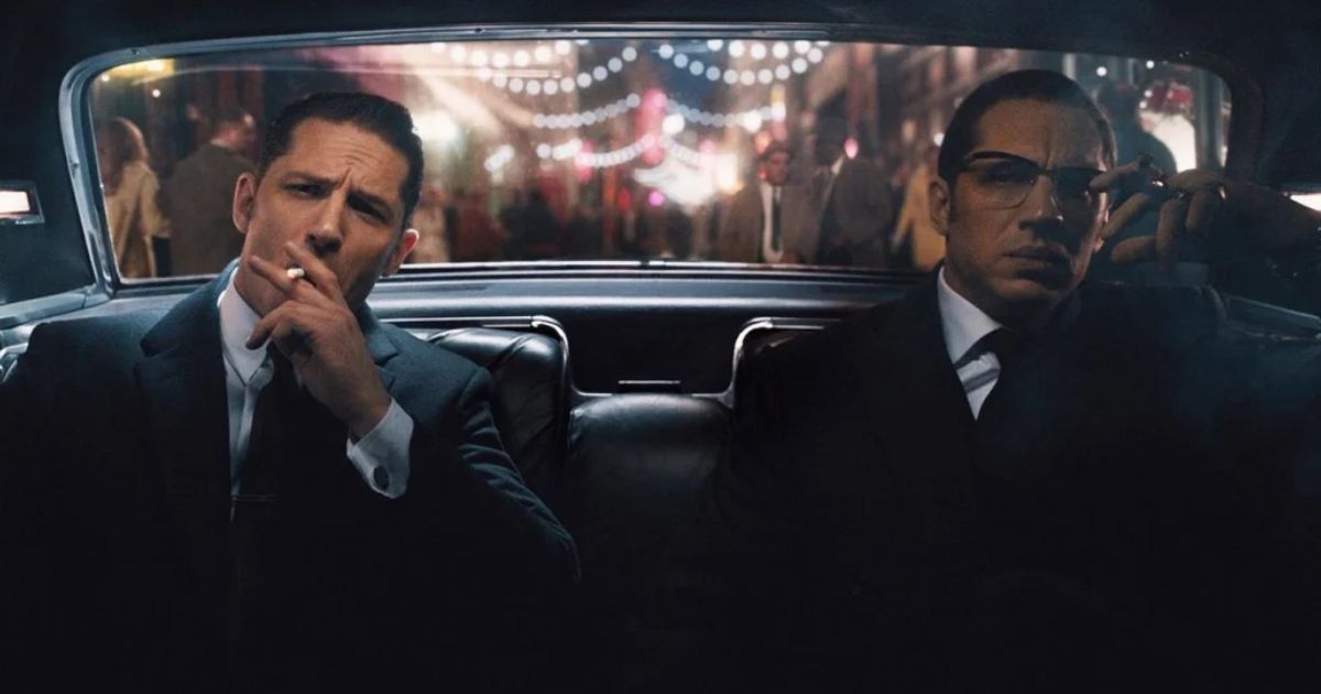 Tom Hardy as the Kray Twins in Legend