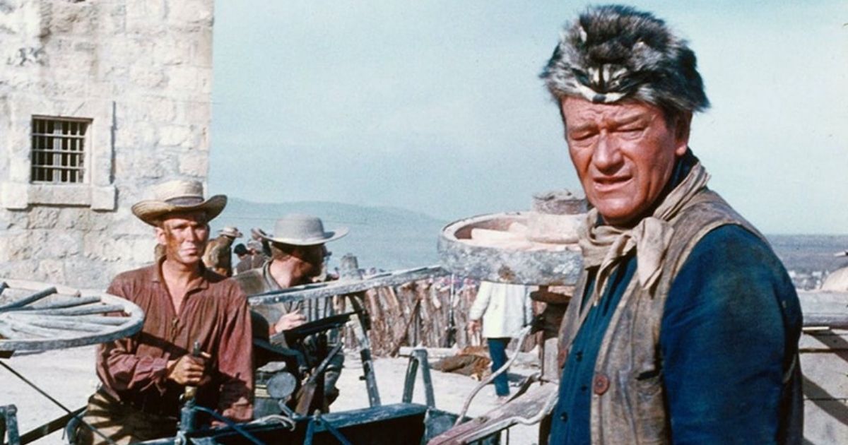 John Wayne in The Alamo