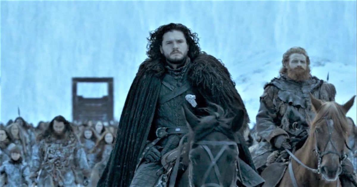 Jon Snow última cena de Game of Thrones