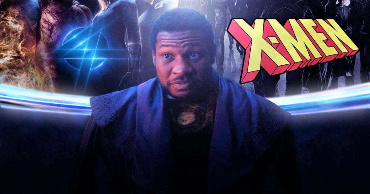 Jonathan Major's Kang The Conqueror with the FF and X-Men logo