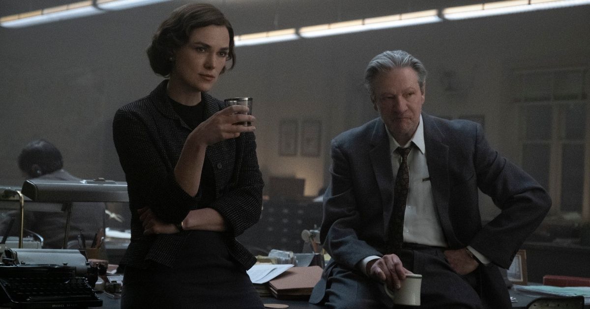 Keira Knightley and Chris Cooper in Hulu movie Boston Strangler