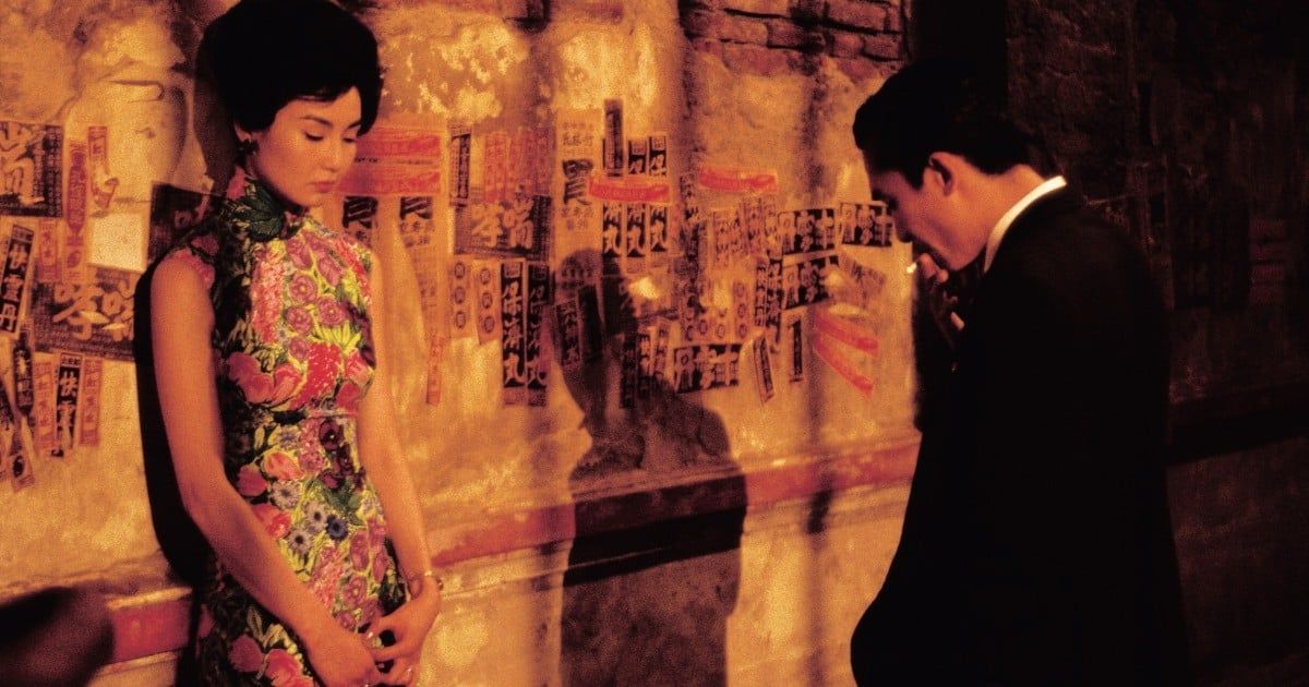 Maggie Cheung and Tony Leung in In the Mood for Love