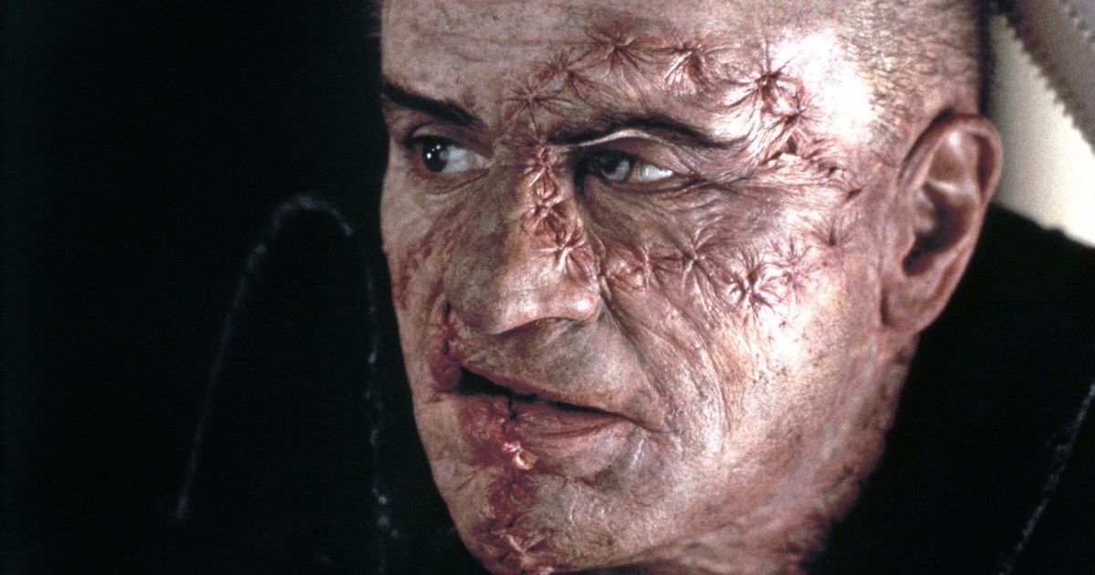 Kenneth Branagh em Frankenstein, de Mary Shelley.
