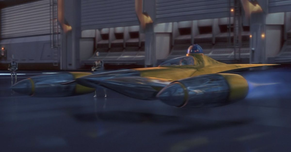 The Naboo Fighter in The Phantom Menace