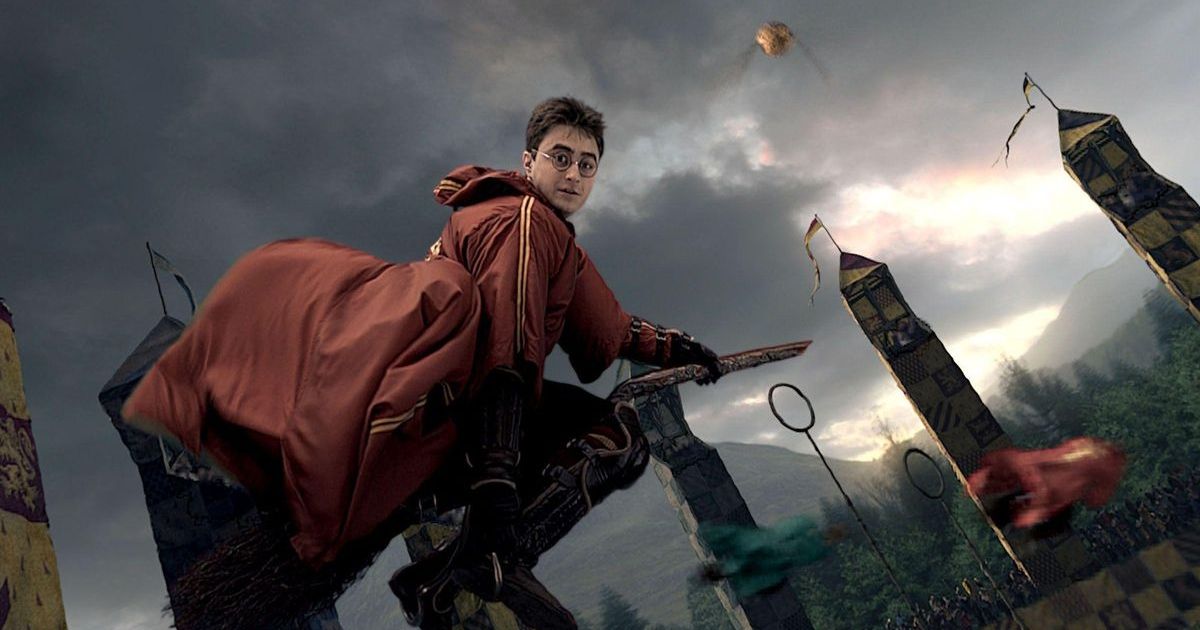 Quidditch in a Harry Potter movie.
