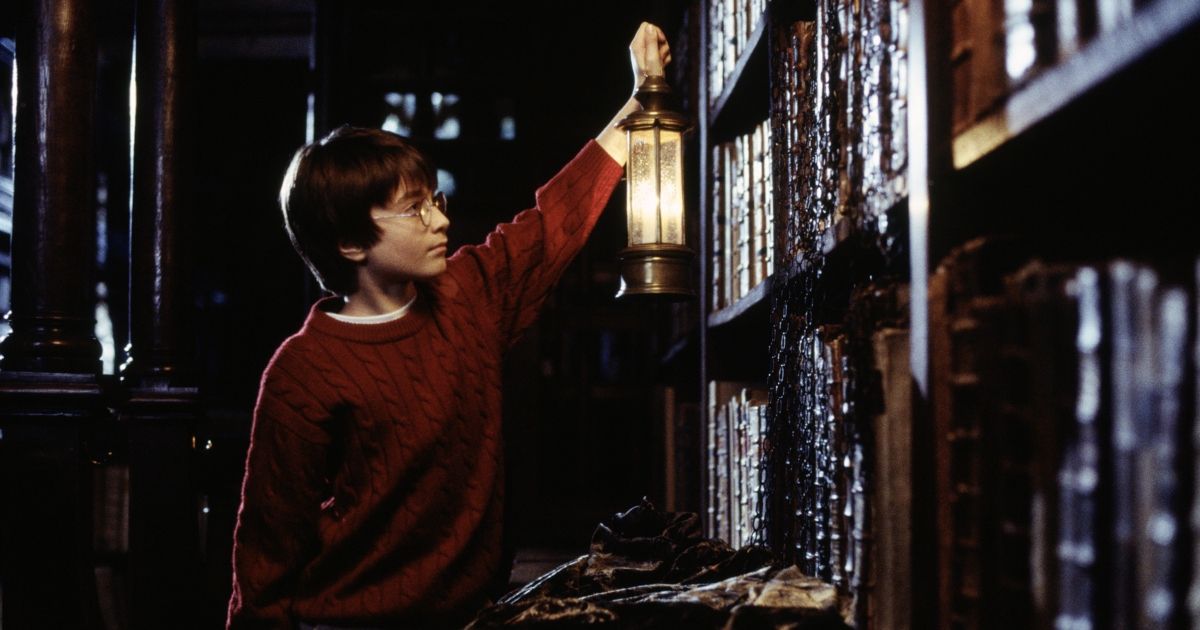 Daniel Radcliffe as Harry Potter in the Philosopher's Stone